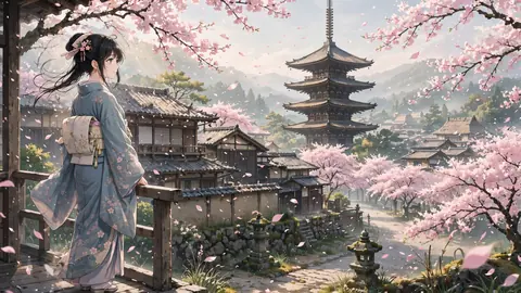 春の朝の桜 thumbnail