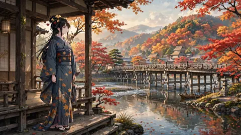 秋の嵐山 thumbnail