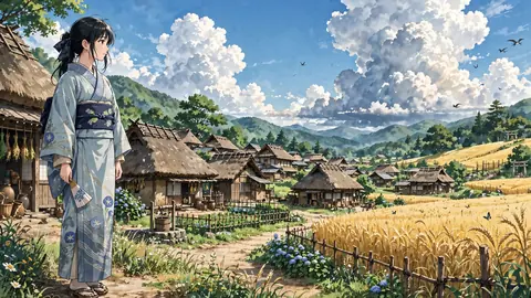 真夏の農村 thumbnail