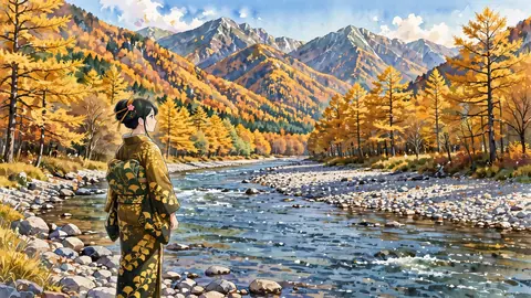 秋の上高地 thumbnail