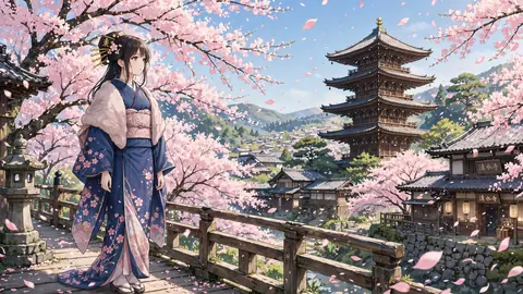 春の桜吹雪 thumbnail
