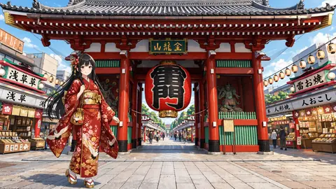 東京・浅草 雷門 thumbnail
