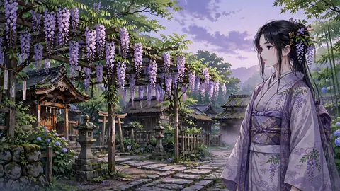 初夏の藤棚 thumbnail