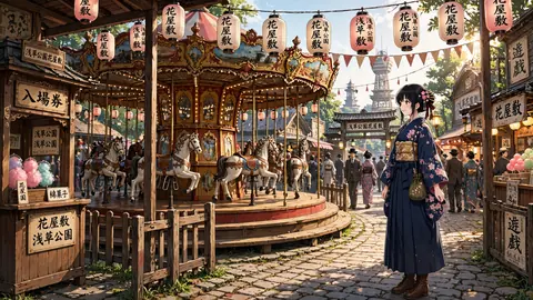 taisho_hanayashiki_carousel thumbnail