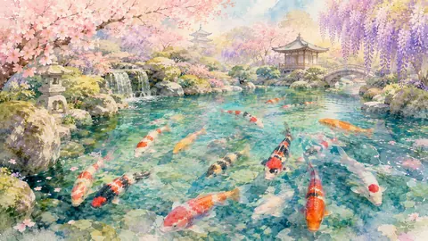 春霞の錦鯉庭園 thumbnail