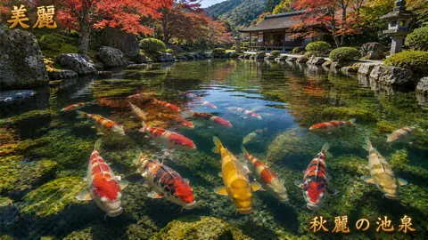 錦鯉 美麗アート