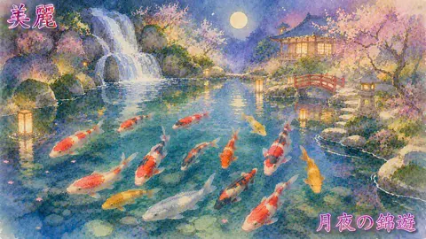 月夜の錦鯉庭園 thumbnail
