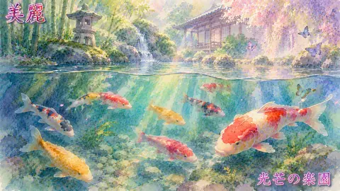 水中と庭園の光芒の楽園 thumbnail