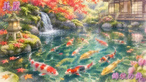 秋麗の錦鯉庭園 thumbnail