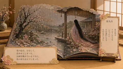 小倉百人一首009 thumbnail