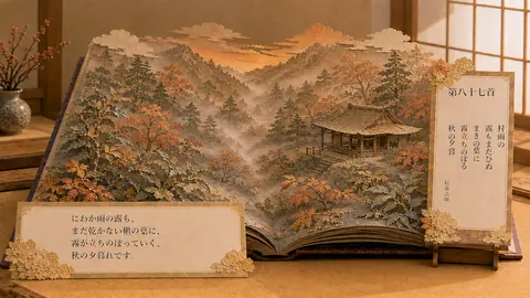 小倉百人一首087 thumbnail