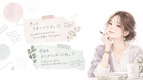きっと、うまくいくよ。今のあなたの頑張りは thumbnail