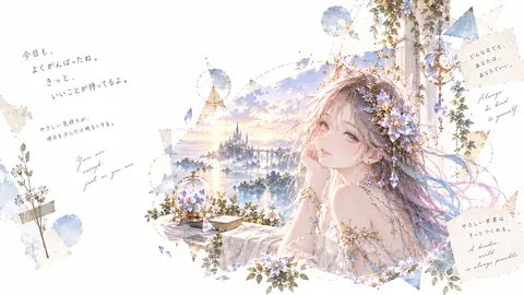 水晶花と夢見る湖畔の少女 thumbnail