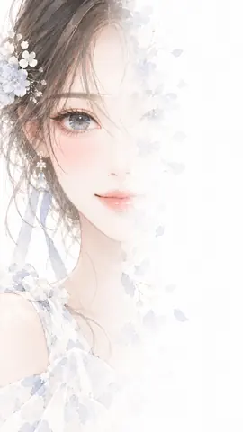 花に溶ける青い瞳の肖像 thumbnail