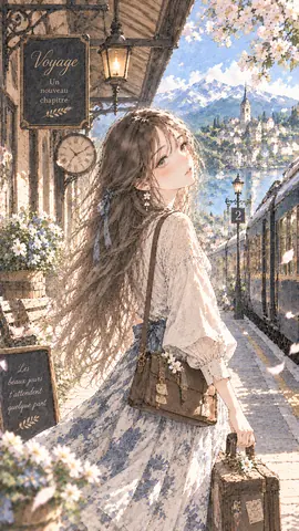 桜舞う駅の旅立ち thumbnail