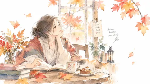 静かな秋の読書時間 thumbnail