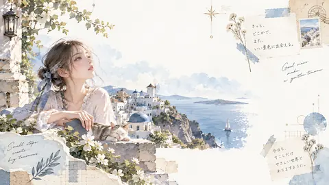 海辺の町と少女の旅日記 thumbnail