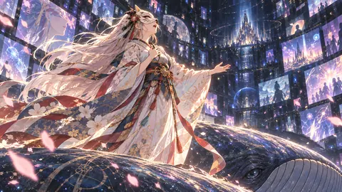 星空の鯨上で歌う巫女 diva thumbnail