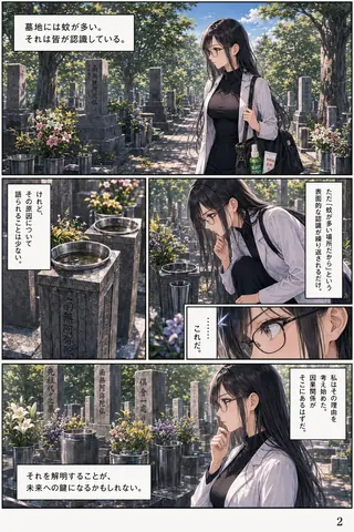 墓地の蚊と静かな危険2 thumbnail