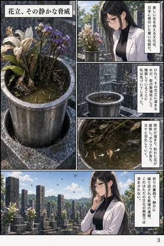 墓地の蚊と静かな危険3 thumbnail