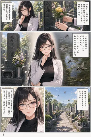 墓地の蚊と静かな危険5 thumbnail