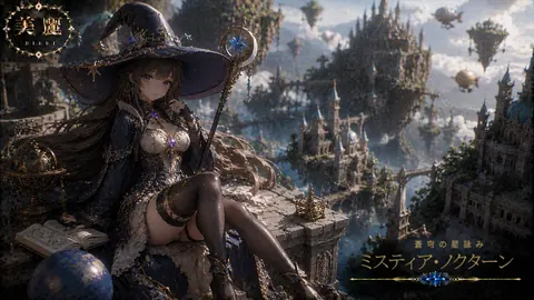 星詠み魔女と浮遊都市の眺め thumbnail