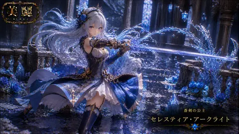 蒼剣の公主、廃聖堂に舞う thumbnail