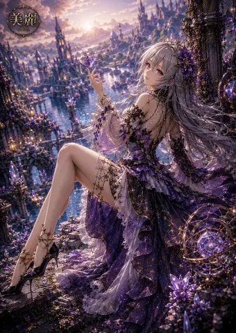 紫晶水都の星詠姫 セレフィーネ ― 黄昏の幻想庭園 ― thumbnail