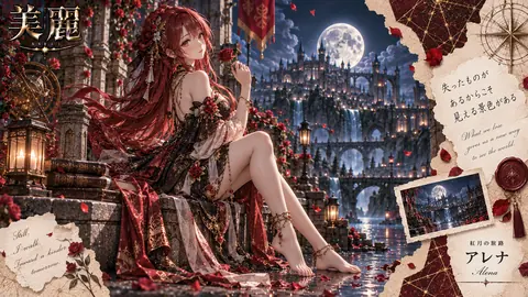月影の薔薇と幻想都市 thumbnail