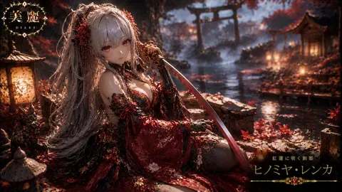 紅蓮に咲く剣姫、秋霧の社 thumbnail