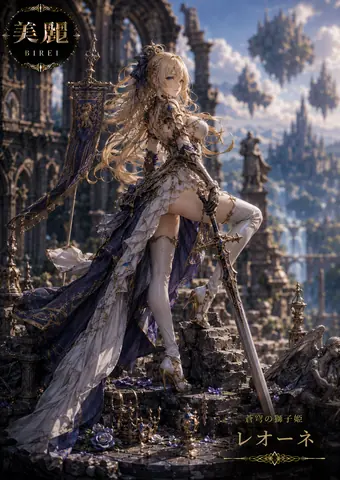 蒼穹の獅子姫、廃都に立つ thumbnail