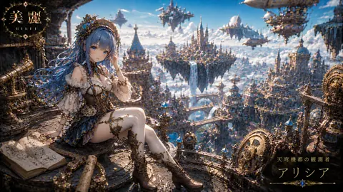 蒼髪の観測者と空中機械都市 thumbnail