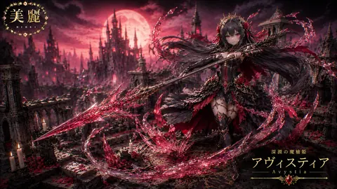紅月に舞う深淵の魔槍姫 thumbnail