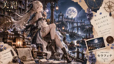 月夜の星詠み図書館 thumbnail