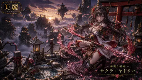 桜舞う神籠山の戦巫女 thumbnail