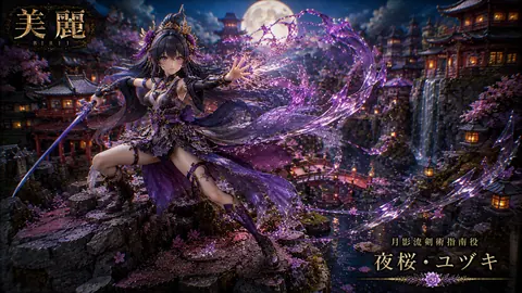 紫の月影、夜桜の剣姫 thumbnail