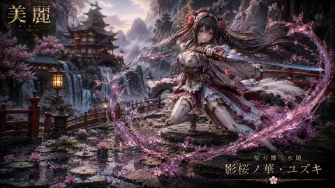 桜舞う水鏡の剣士 thumbnail