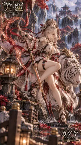 白虎と巫女の雪景色幻想譚 thumbnail