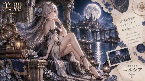 月光に導かれるエルシア thumbnail