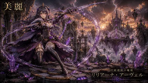 紫電の槍と浮遊遺跡の魔女 thumbnail
