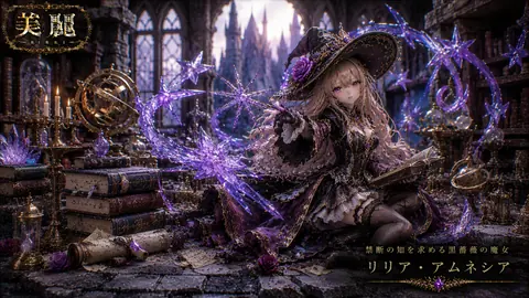 禁断の知を求める黒薔薇の魔女 thumbnail