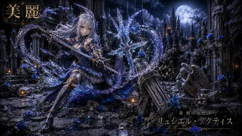 月夜の蒼剣と青薔薇の聖堂 thumbnail
