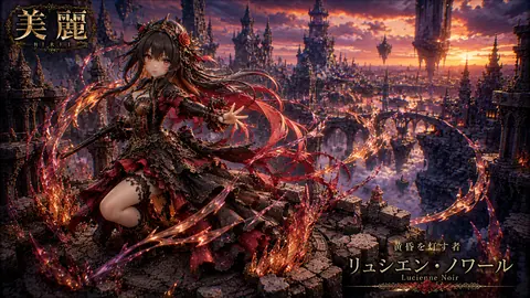 黄昏の廃都と黒薔薇の魔女 thumbnail