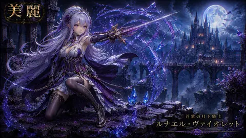 月下の紫晶騎士ルナエル thumbnail