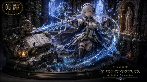 蒼水の剣聖、廃墟に舞う魔法 thumbnail