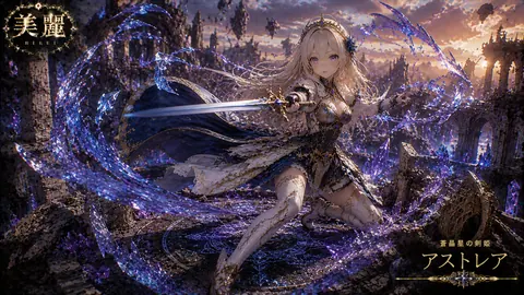 蒼晶星の剣姫、廃墟に舞う魔力 thumbnail