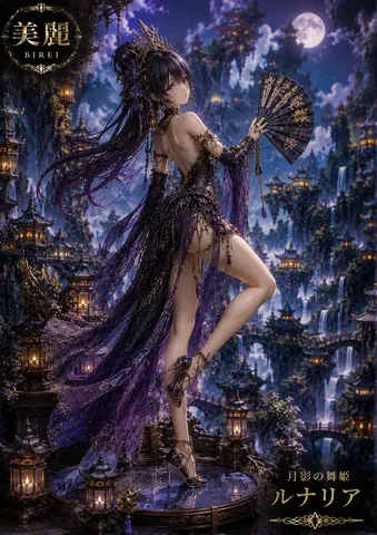 月影の舞姫、幻想の楼閣夜景 thumbnail