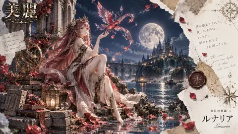 月夜の紅き幻鳥とルナリア thumbnail