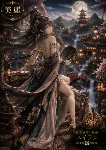 月夜に舞う幻想楼閣の姫 thumbnail