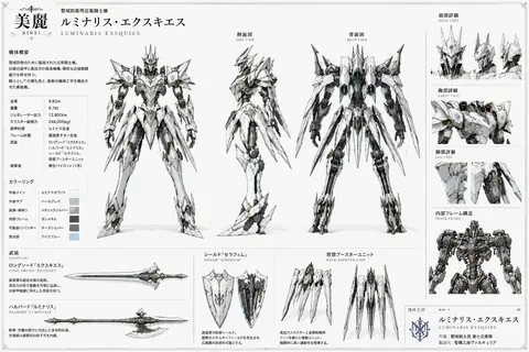ルミナリス・エクスキエス 機体設計図 thumbnail